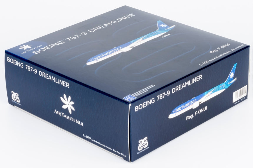 NG Models Air Tahiti Nui (25th anniversary sticker; named "Tupaia") Boeing 787-9 Dreamliner F-ONUI 1/400 Scale