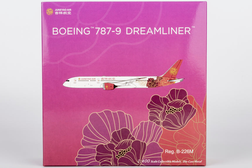 NG Models Juneyao Airlines Blossoming China (百年吉祥·花见神州) 787-9 Dreamliner B-226M 1/400 Scale