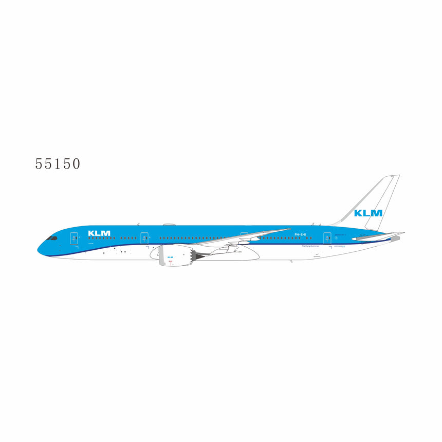 NG Models KLM Royal Dutch Airlines (tail without crown) Boeing 787-9 Dreamliner PH-BHI 1/400 Aircraft Scale Model