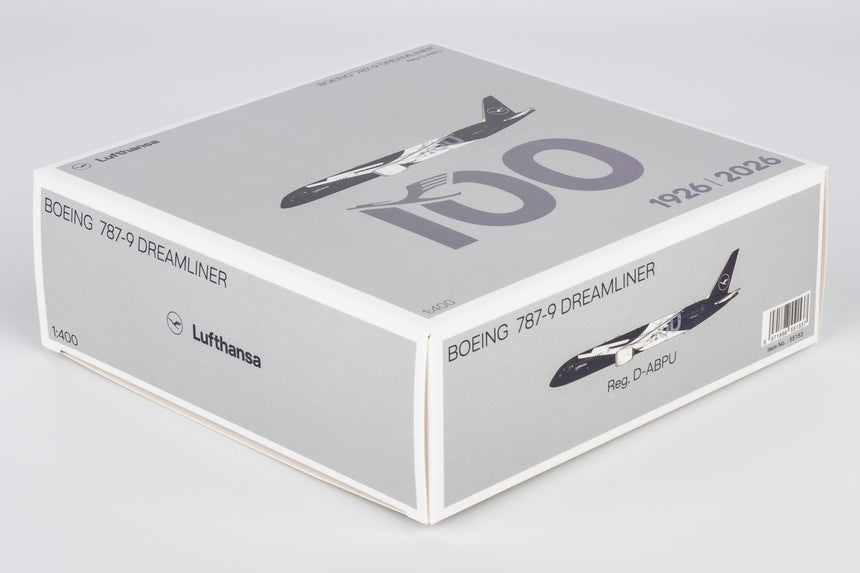 NG Models Lufthansa (100th Anniversary livery) Boeing 787-9 Dreamliner D-ABPU 1/400 Aircraft Scale Model
