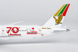 NG Models Gulf Air Boeing 787-9 Dreamliner A9C-FG (1976 retro cs, "70 Years" sticker) 1/400 Aircraft Scale Model