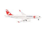 Herpa CSA Czech Airlines Airbus A220-300 1/400 Aircraft Scale Model