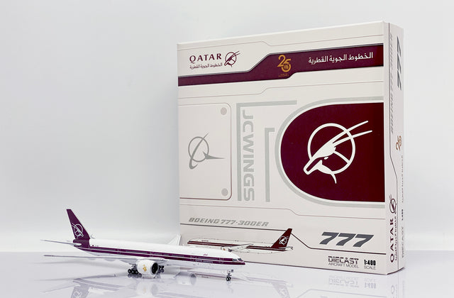 JC Wings Qatar Airways Boeing 777-300ER (A7-BAC) 1/400 Aircraft Scale Model