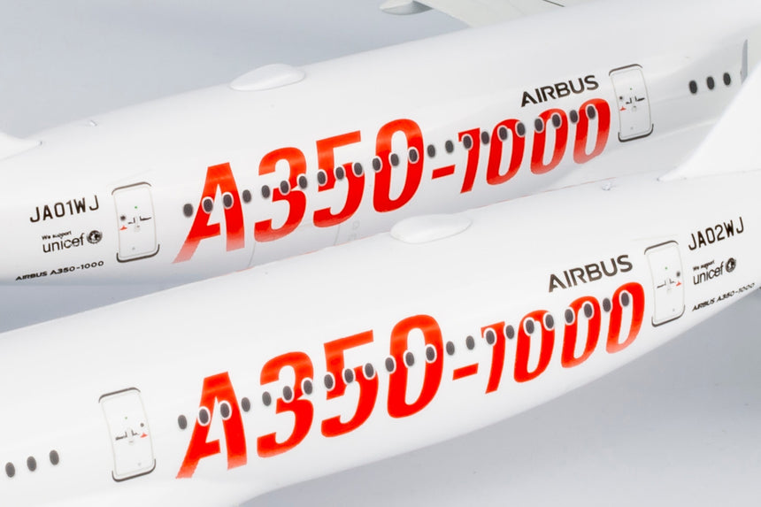 NG Models Japan Airlines (JAL) (Red "A350-1000" Titles) Airbus A350-1000 JA02WJ 1/400 Scale