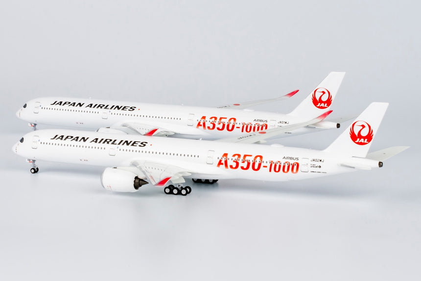NG Models Japan Airlines (JAL) (Red "A350-1000" Titles) Airbus A350-1000 JA02WJ 1/400 Scale