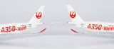 NG Models Japan Airlines (JAL) (Red "A350-1000" Titles) Airbus A350-1000 JA02WJ 1/400 Scale
