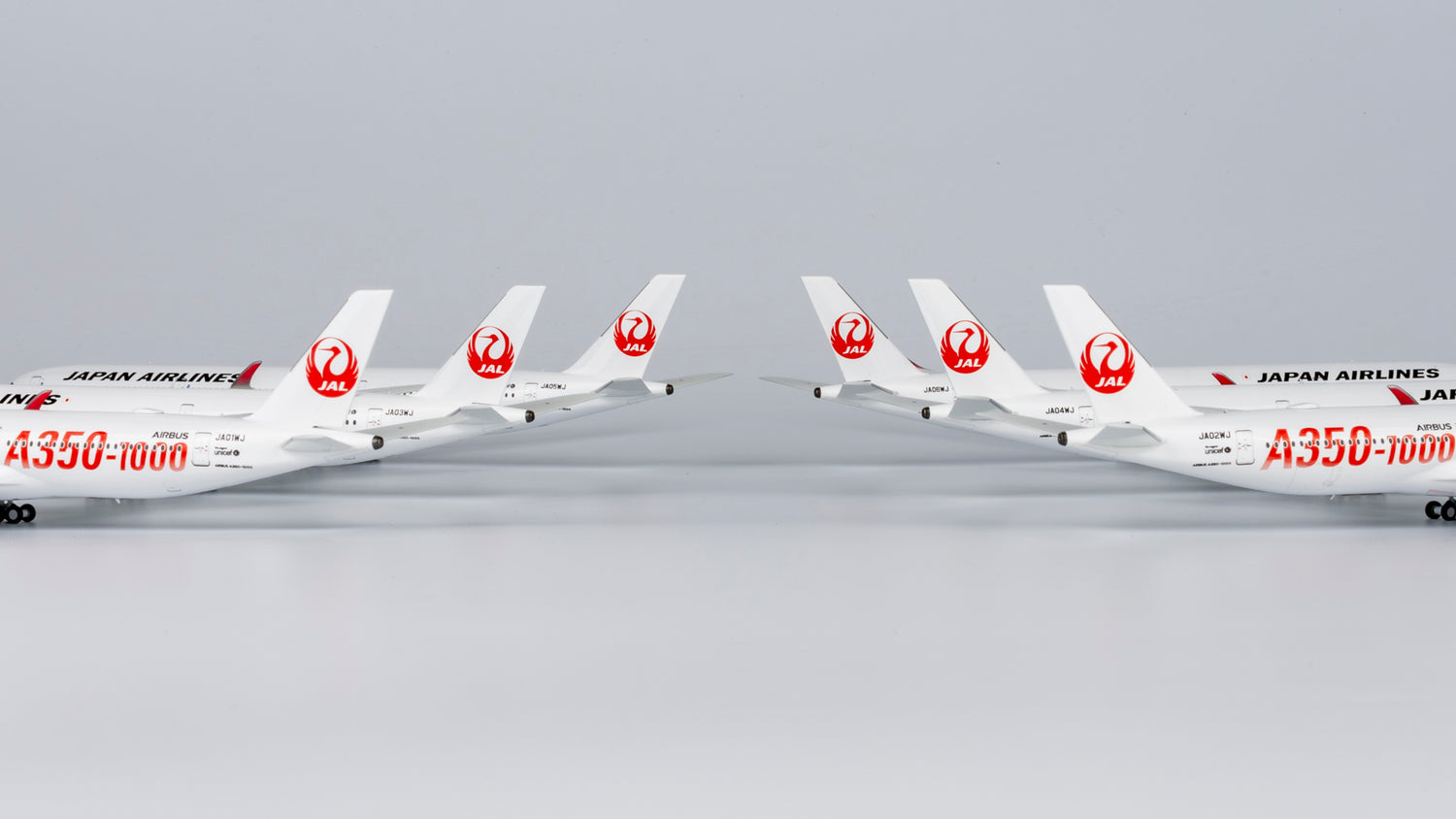 NG Models Japan Airlines (JAL) Airbus A350-1000 JA04WJ 1/400 Aircraft Scale Model