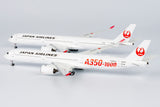 NG Models Japan Airlines (JAL) (Red "A350-1000" Titles) Airbus A350-1000 JA02WJ 1/400 Scale