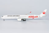 NG Models Japan Airlines (JAL) (Red "A350-1000" Titles) Airbus A350-1000 JA02WJ 1/400 Scale