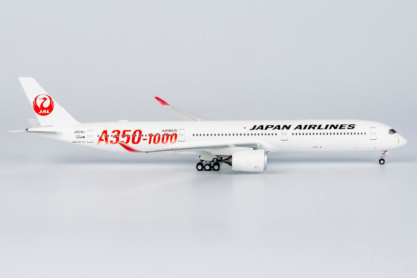 NG Models Japan Airlines (JAL) (Red "A350-1000" Titles) Airbus A350-1000 JA02WJ 1/400 Scale