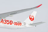 NG Models Japan Airlines (JAL) (Red "A350-1000" Titles) Airbus A350-1000 JA02WJ 1/400 Scale