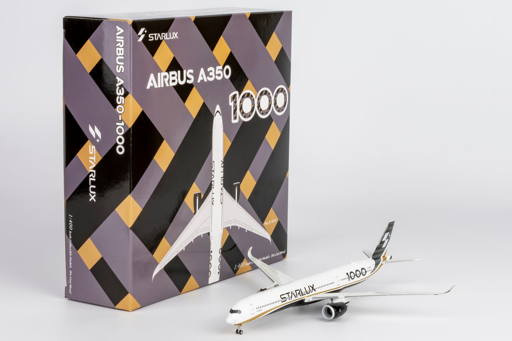 STARLUX A350-1000 スターラックス NG 1:400 NG Models Starlux Airlines (Carbon Fiber colors; first A350-1000