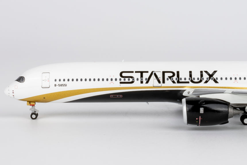 NG Models Starlux Airlines (Carbon Fiber colors; first A350-1000 for Starlux Airlines) Airbus A350-1000 B-58551 1/400 Aircraft Scale Model