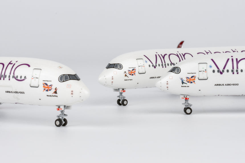 NG Models Virgin Atlantic Airways named "Queen Of Hearts" Airbus A350-1000 G-VJAM 1/400 Aircraft Scale Model