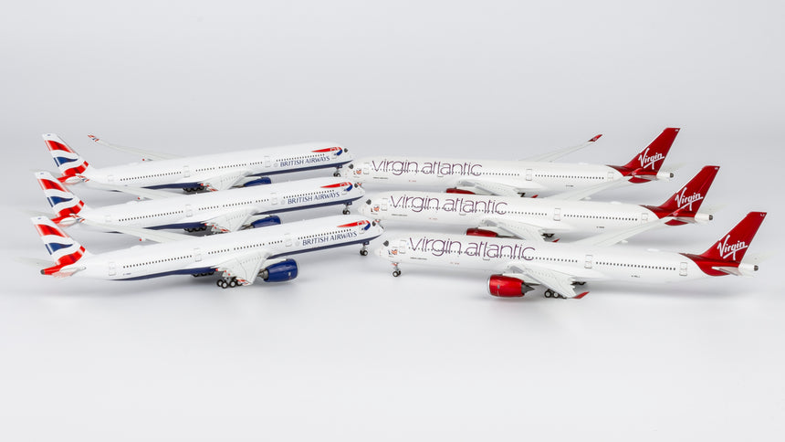 NG Models Virgin Atlantic Airways named "Bennie Jet" Airbus A350-1000 G-VELJ 1/400 Aircraft Scale Model