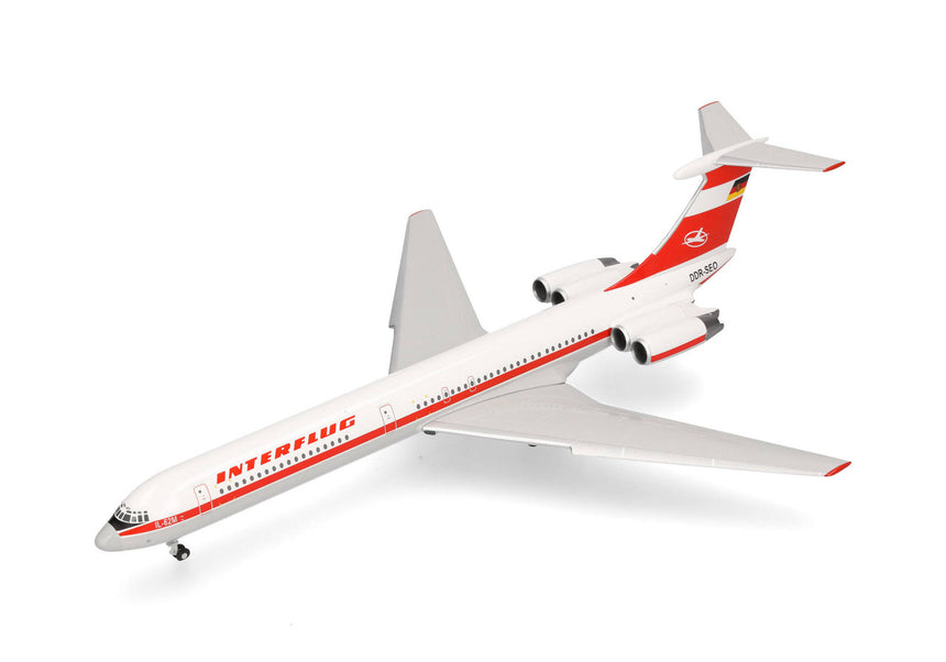 Herpa Interflug Ilyushin IL-62M 1/200 Scale
