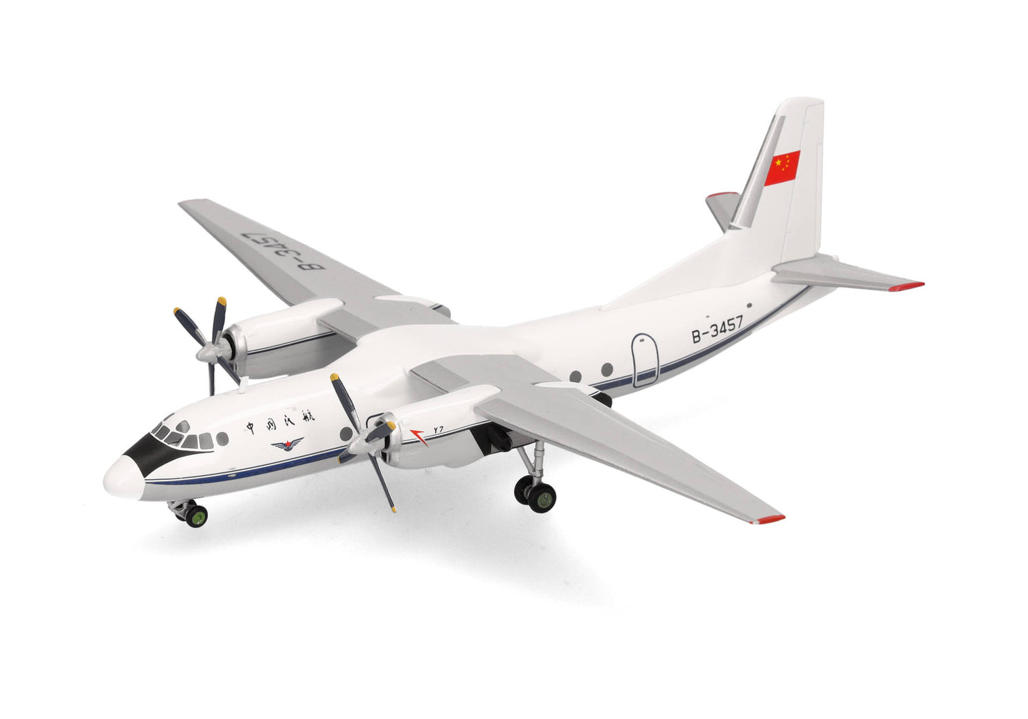 Herpa CAAC Airlines Xian Y-7 – B-3457 1/200 Scale
