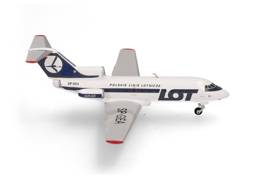 Herpa LOT Polish Airlines Yakovlev Yak-40 - SP-GEA 1/200 Aircraft Scale Model