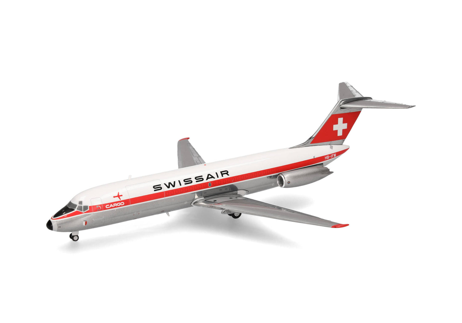 Herpa Swissair Douglas DC-9-30F – HB-IFW "Payerne" 1/200 Scale