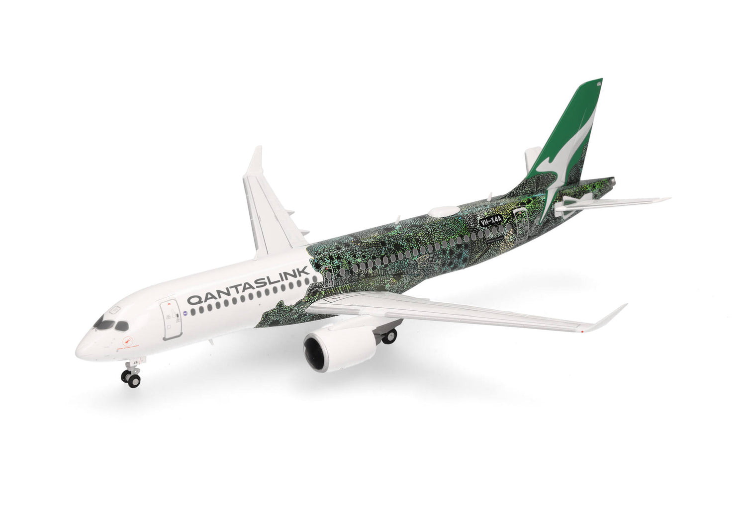 Herpa QantasLink Airbus A220-300 - Flying Art Series / Minyma Kutjara Tjukurpa 1/200 Aircraft Scale Model