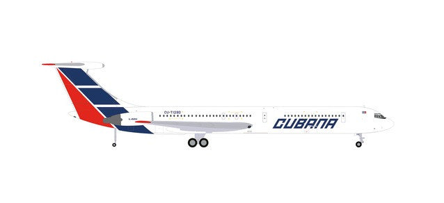 Herpa Cubana de Aviación Ilyushin IL-62M - T1280 1/200 Scale
