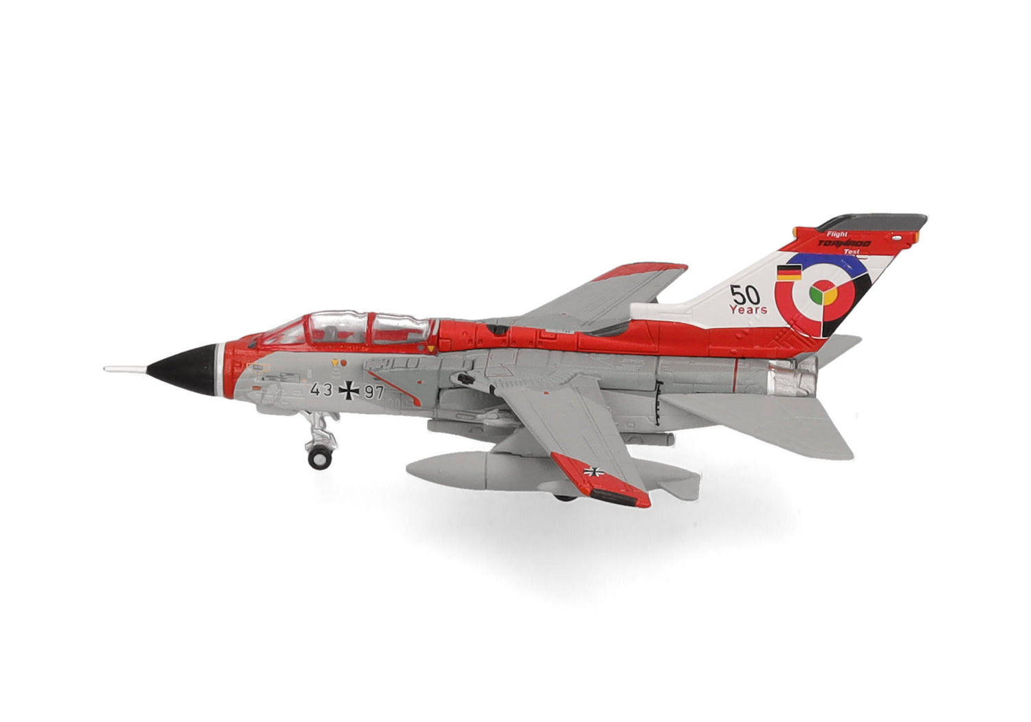 Herpa Luftwaffe Panavia Tornado IDS - WTD61, Manching "Tornado 50 Years" – 43+97 1/200 Scale