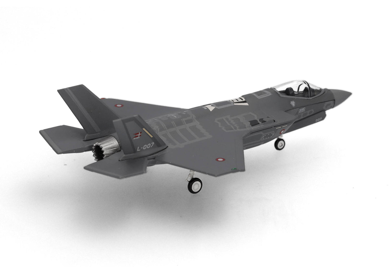 Herpa Royal Danish Air Force Lockheed Martin F-35A Lightning II - Eskadrille 727, Skrydstrup AB - L-007 1/200 Scale