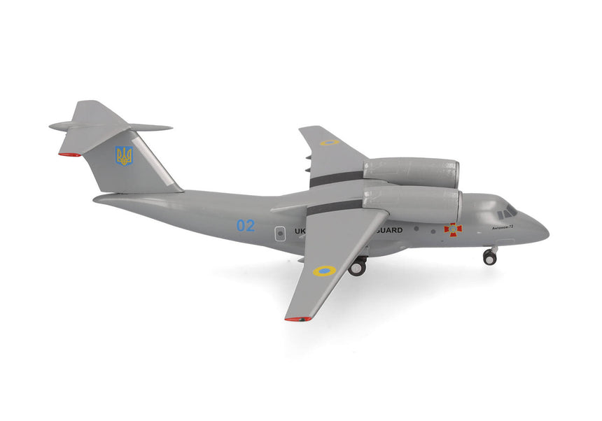 Herpa Ukraine National Guard Antonov AN-72 - 02 blue 1/200 Scale