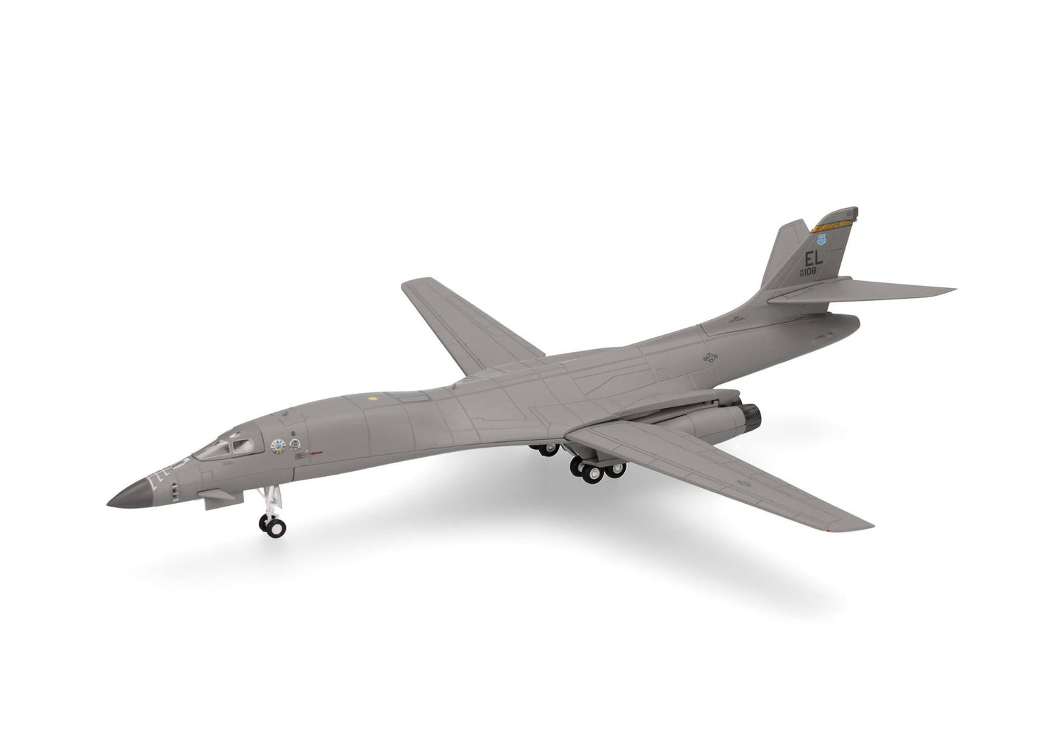 Herpa U.S. Air Force Rockwell B-1B Lancer - 37th Bomb Sqn, Ellsworth AB "Alien with an Attitude" - 86-0108 1/200 Scale