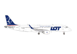 Herpa LOT Polish Airlines Embraer E190 1/200 Aircraft Scale Model