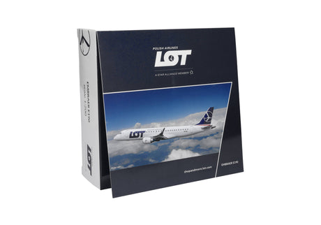 Herpa LOT Polish Airlines Embraer E190 1/200 Aircraft Scale Model