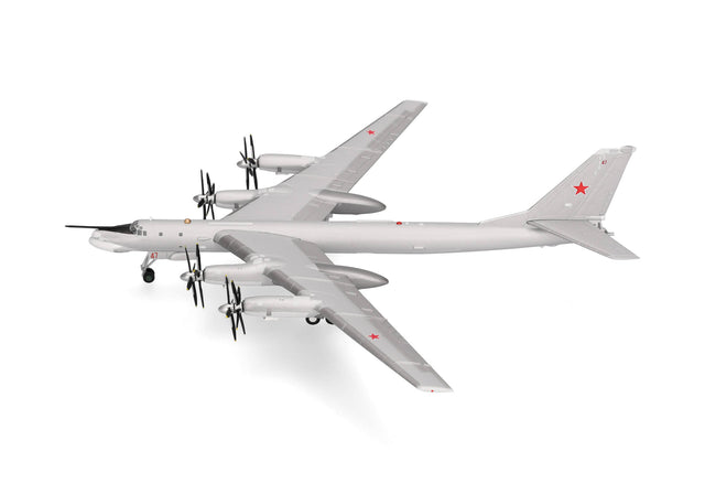 Herpa Soviet Air Forces Tupolev TU-95MS - 1226th Heavy Bomber Aviation Regiment, Chagan Air Base, Kazakh SSR 1/200 Aircraft Scale Model