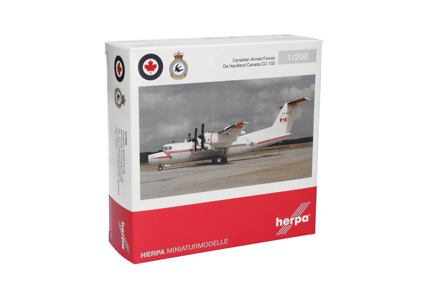 Herpa Canadian Armed Forces De Havilland Canada CC-132 (DHC-7) - No. 412 (T) Squadron detachment, CFB Lahr, Germany 1/200 Aircraft Scale Model