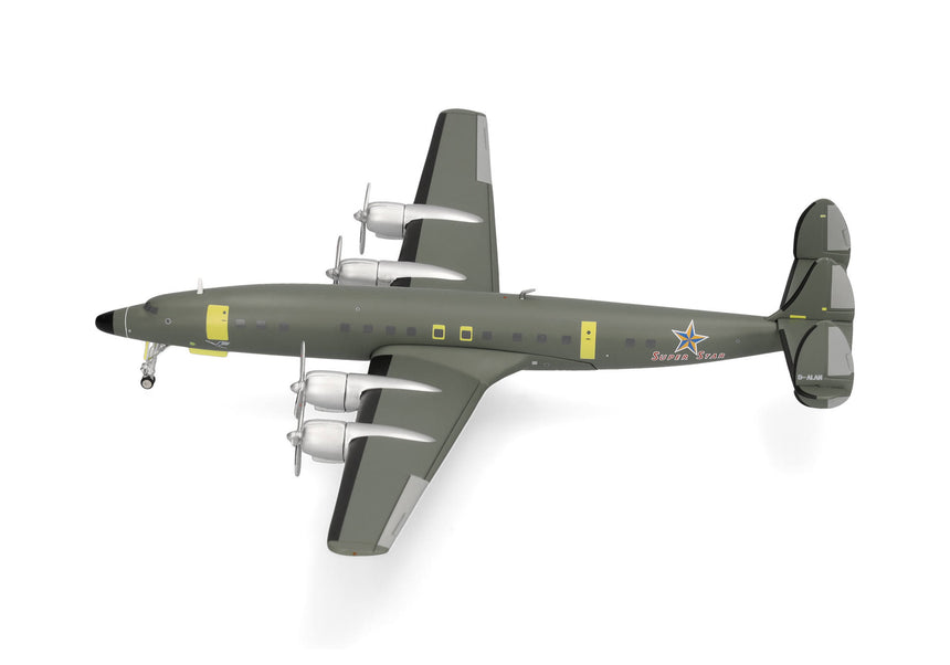 Herpa Lufthansa Lockheed L-1649A Super Star Roll-out, Hamburg, January 17, 2025 - D-ALAN 1/200 Aircraft Scale Model