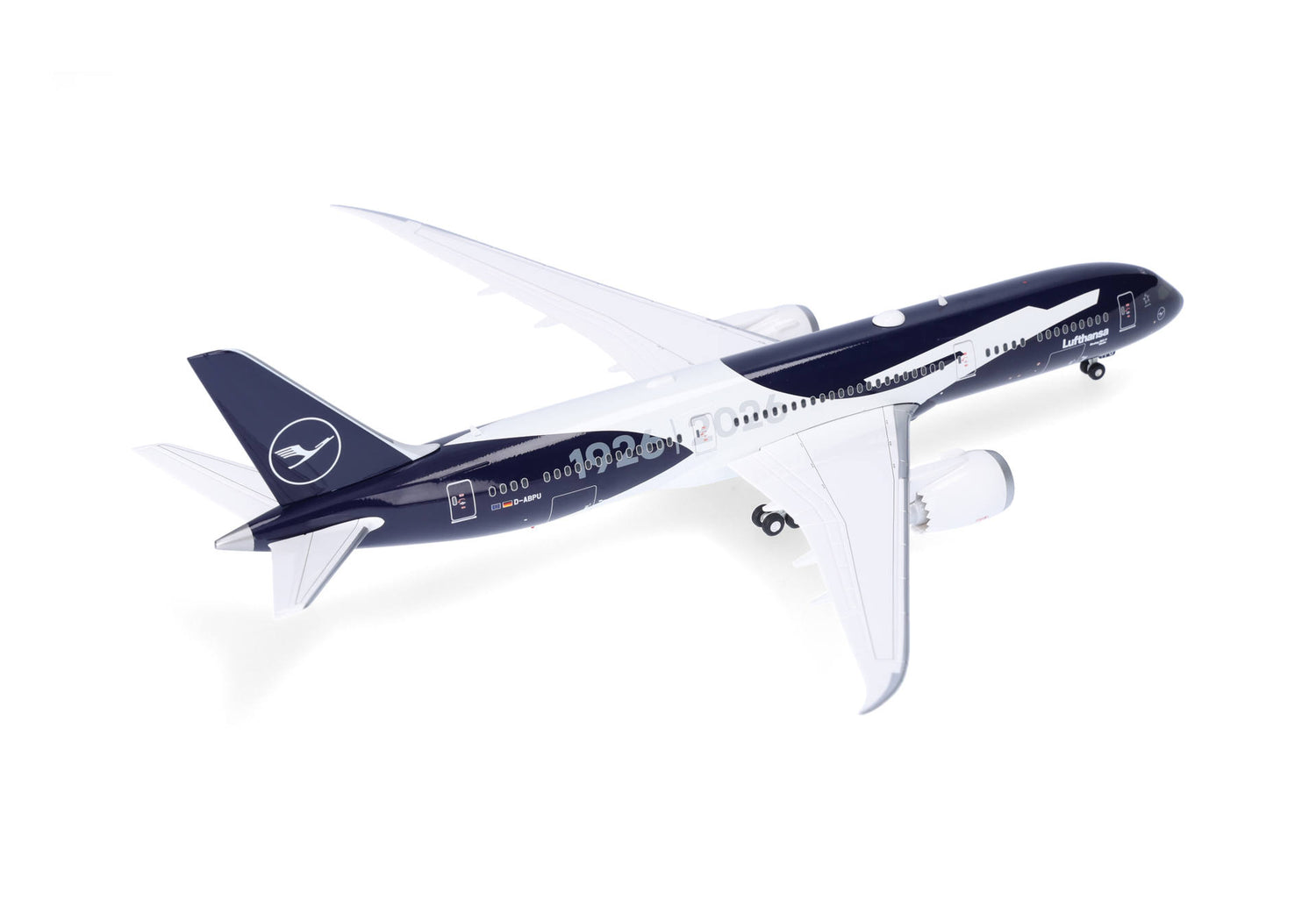 Herpa Lufthansa Boeing 787-9 Dreamliner "100 Years" - D-ABPU "Berlin" 1/200 Aircraft Scale Model