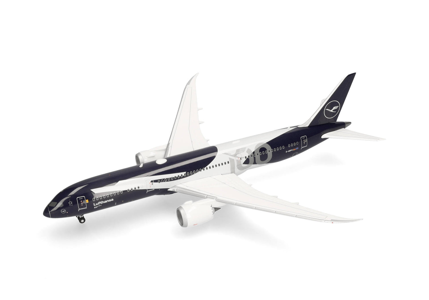 Herpa Lufthansa Boeing 787-9 Dreamliner "100 Years" - D-ABPU "Berlin" 1/200 Aircraft Scale Model