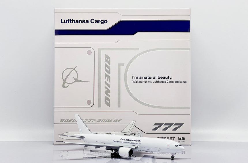 JC Wings Lufthansa Cargo Boeing 777-200LRF (D-ALFJ) FLAPS DOWN 1/400 Scale