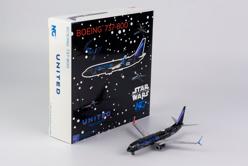 NG Models United Airlines Boeing 737-800/w SW N36272 1/400 Aircraft Scale Model