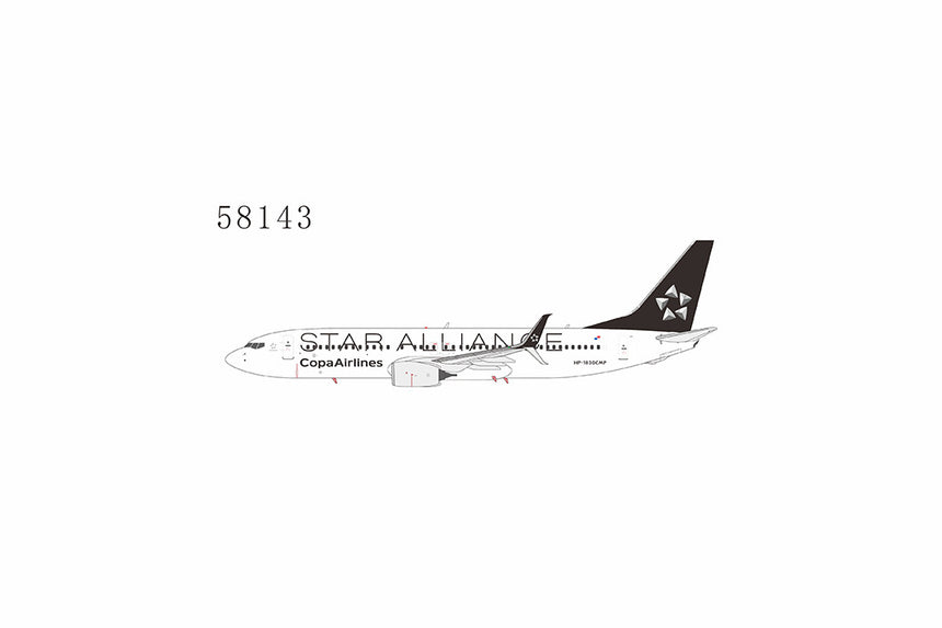 NG Models Copa Airlines Boeing 737-800/w HP-1830CMP Star Alliance 1/400 Scale