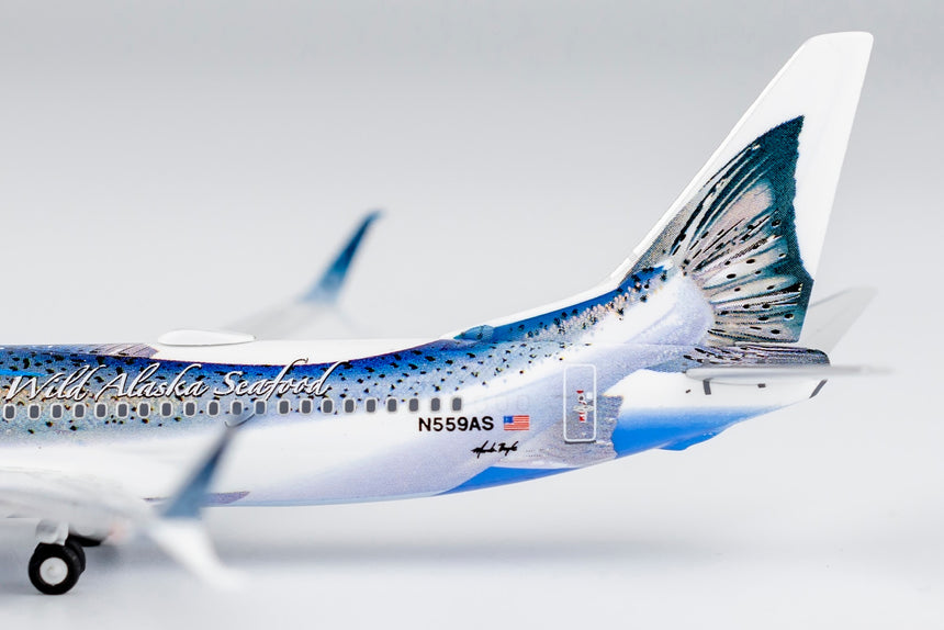 NG Models Alaska Airlines Boeing 737-800/w N559AS Salmon Thirty Salmon II 1/400