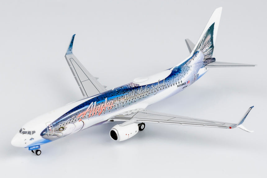 NG Models Alaska Airlines Boeing 737-800/w N559AS Salmon Thirty Salmon II 1/400
