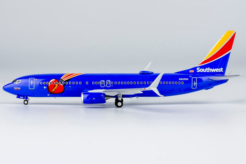 NG Models Southwest Airlines Boeing 737-800/w N8681M New Triple Crown One c/s; with scimitar winglets 1/400 Scale