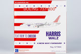 NG Models KaiserAir "Harris/Walz Campaign Plane; with scimitar winglets" Boeing 737-800/w N778MA 1/400 Scale