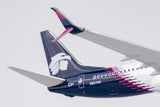 NG Models Aeromexico (New Paint with Scimitar Winglets) Boeing 737-800/w N957AM 1/400 Aircraft Scale Model