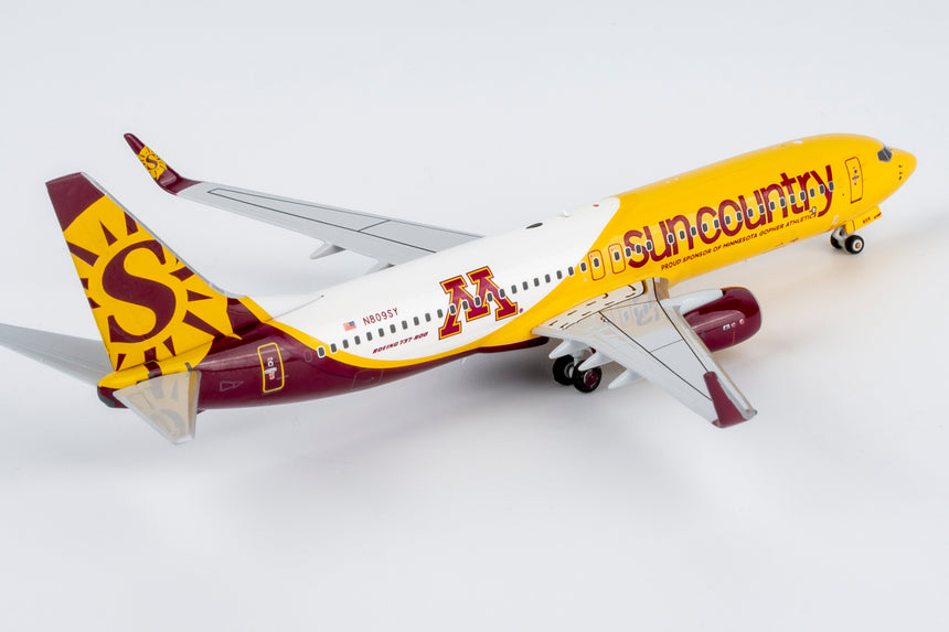 NG Models Sun Country Airlines "New Golden Gophers" livery Boeing 737-800/w N809SY 1/400 Scale