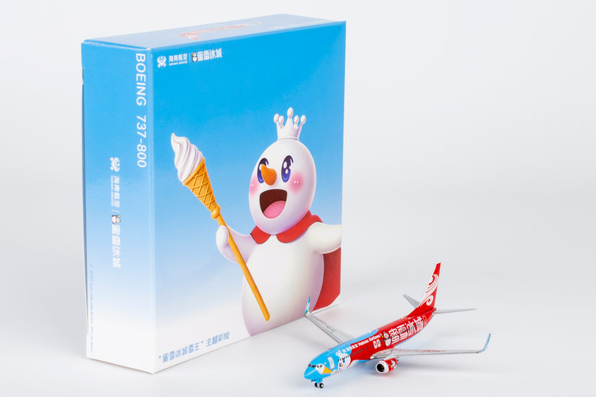 NG Models Hainan Airlines (Mixue colors #1) Boeing 737-800/w B-1131 1/400 Aircraft Scale Model