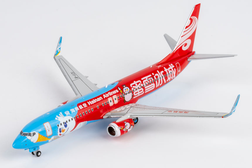 NG Models Hainan Airlines (Mixue colors #1) Boeing 737-800/w B-1131 1/400 Aircraft Scale Model