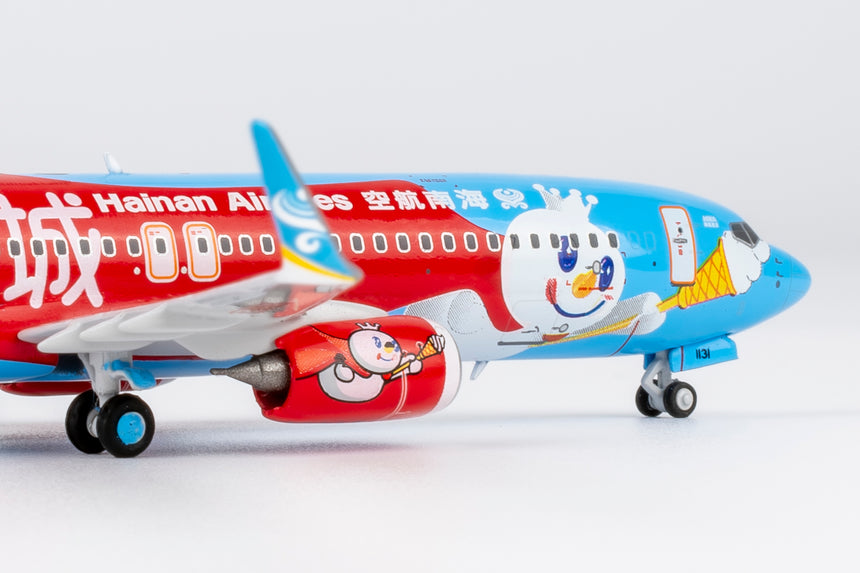 NG Models Hainan Airlines (Mixue colors #1) Boeing 737-800/w B-1131 1/400 Aircraft Scale Model