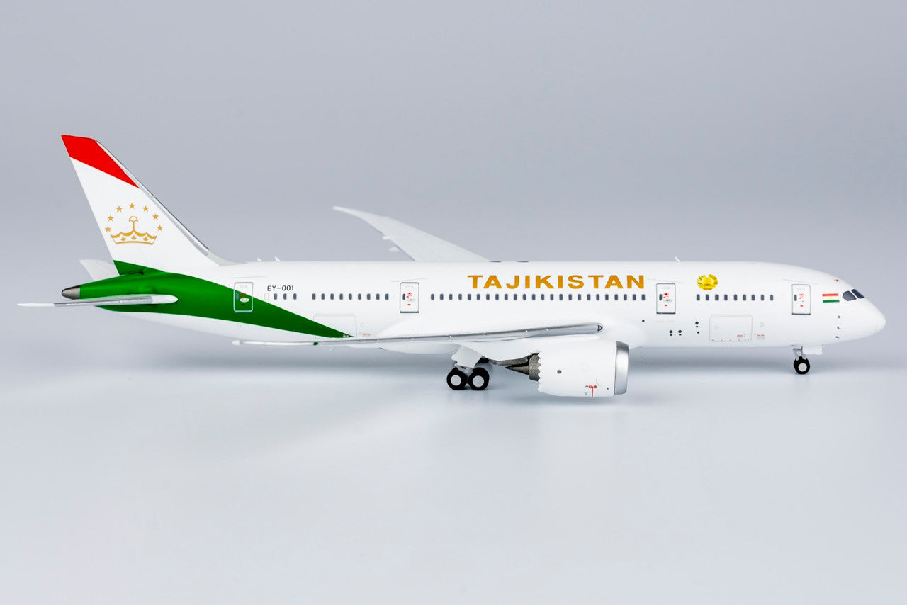 NG Models Tajikistan Government Boeing 787-8 Dreamliner Former Mexico Presidential EY-001 1/400 Aircraft Scale Model