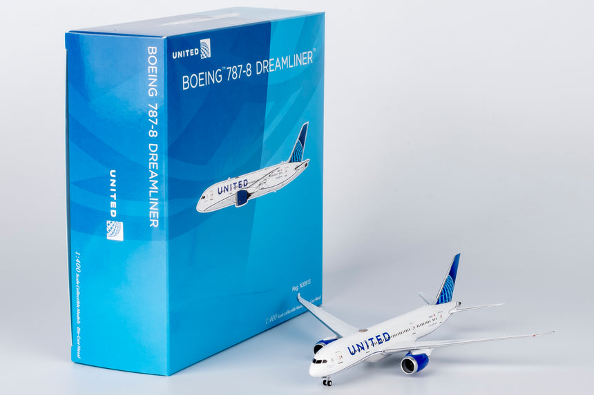 NG Models United Airlines Boeing 787-8 Dreamliner N30913 (Blue Evolution c/s) 1/400 Aircraft Scale Model